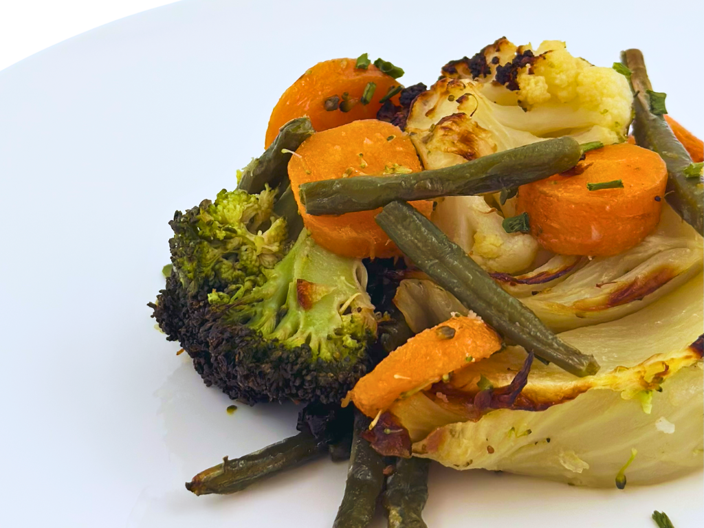 Verdure di stagione con erbe aromatiche