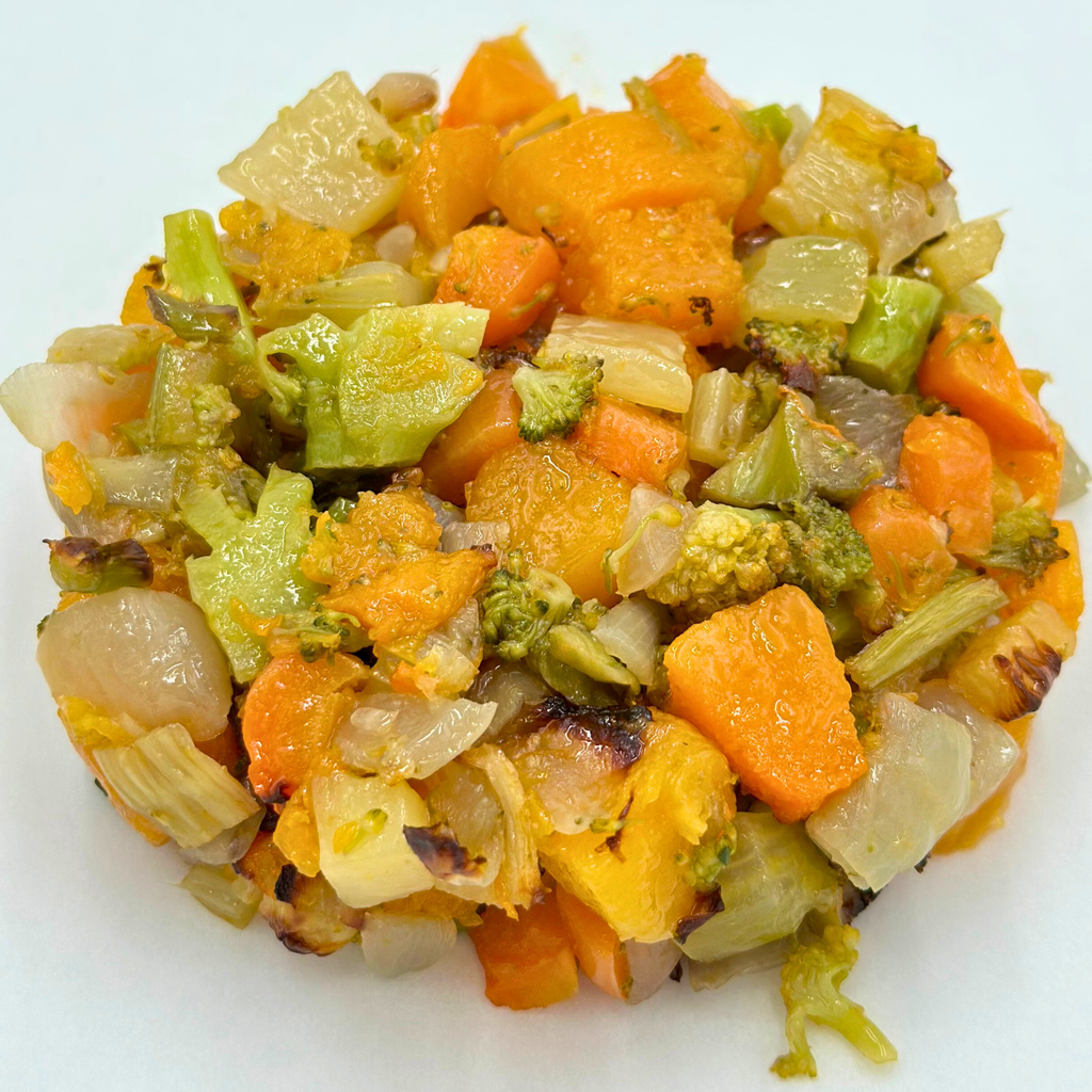 Caponata con verdure di stagione scelte a mano